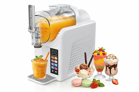 Frozen Drink Maker Slushie Machine 2L 7-in-1 Soda/Juice/Coffee/Milkshake/Alcohol/Soft Serve/Custom Compressor Fast Cooling