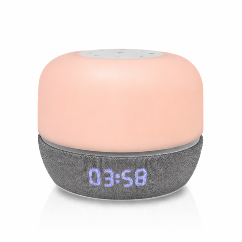 White Noise Alarm Clock with Natural Wake Up Light Night Light Sleep Sound Machine