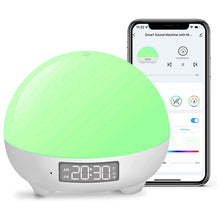 Smart Baby Alarm Clock with Wi-Fi Temperature Cry Detection Night Light White Noise