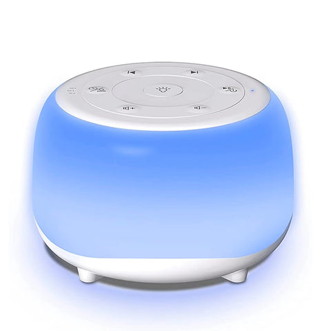 White Noise Sound Machine Night Light Soothing Sleep Sounds for Babies Children Adults Compact Portable Design