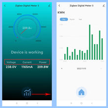 Smart ZigBee Energy Meter 80A with Current Sensor Clamp KWh Power Monitor Electricity Statistics110V 240V 50/60Hz Work with Tuya