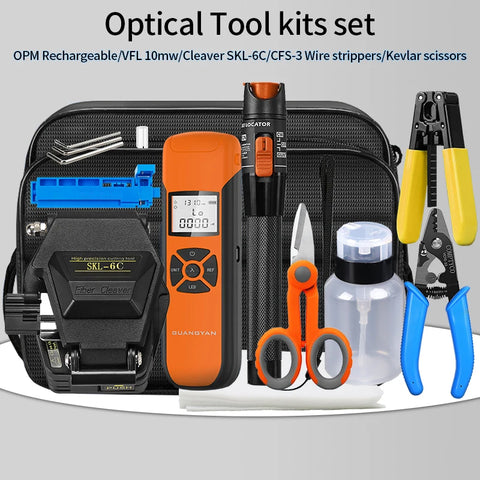 FTTH Tool Kit with SKL-6C Cleaver, G10 OPM & 10 mW VFL — image 1