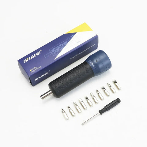SHAHE SNL-N digital torque screwdriver with 10 bits and paper box