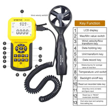 BTMETER BT-856A HVAC CFM Anemometer with USB Data — image 4