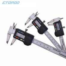 Stainless Steel Digital Caliper Mini Pocket 50mm 70mm 100mm Thickness Gauge Electronic Vernier Caliper Slider Caliper Gem Tool