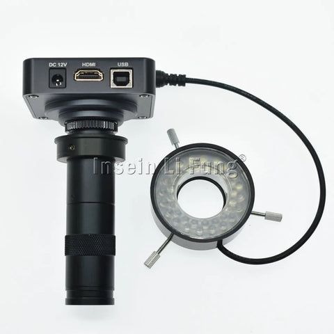 48MP 4K HDMI/USB PCB Microscope Kit – 10X–200X LED — image 1