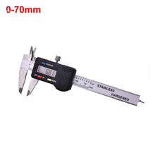 Stainless Steel Digital Caliper Mini Pocket 50mm 70mm 100mm Thickness Gauge Electronic Vernier Caliper Slider Caliper Gem Tool