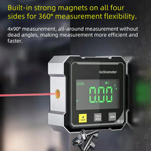 Magnetic Laser Inclinometer Digital Electronic Level Instrument Digital Angle Measuring Protractor Hand Tools For Woodworkin