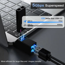 3-in-1 USB HUB USB 3.0 Adapter USB Docking Station USB Splitter Extender OTG Adapter 5Gbps High Speed for PC Laptop Macbook