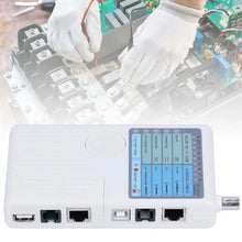 Multi Function 4 In 1 Network Cable Tester RJ45/RJ11/USB/BNC LAN Cable Cat5 Cat6 Wire Tester