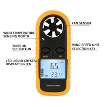 GM816 Portable Digital Anemometer with Temperature