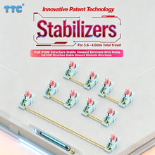 TTC Low-Travel Plate-Mount Keyboard Stabiliser Set – Pink — image 5
