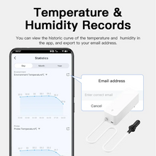 TUYA WiFi Temperature Humidity Sensor Smart Home Indoor Hygrometer Thermometer Support Remote Monitoring with External Probe