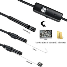 7.0MM TYPE-C Endoscope Camera IP67 Waterproof 6 LEDs Adjustable USB Android Inspection Borescope Cameras for Phone PC