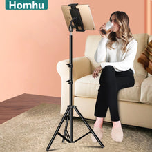 Adjustable Tripod Floor Stand for 4–14 Inch Tablets & Phones - 1