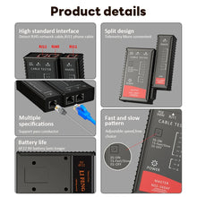 SHOYEE RJ45/RJ11 PoE-Safe Network Cable Tester