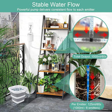 Automatic Plant Watering System with Timer, 2/4/8/16 Outlets Drip Irrigation Kit for Garden Home Planters
