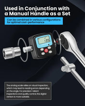 Digital Torque Wrench 1/4'' 3/8'' 1/2 '' Electronic Torque Wrench Torque Adapter Bike Car Repair Hand Tools Set
