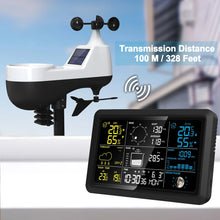 Wifi Tuya Weather Station Hygrometer Thermometer Auto Calendar Alarm Clock UV Wind Rainfall Gauge Forecast Sensor