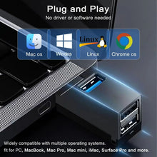 3-in-1 USB HUB USB 3.0 Adapter USB Docking Station USB Splitter Extender OTG Adapter 5Gbps High Speed for PC Laptop Macbook