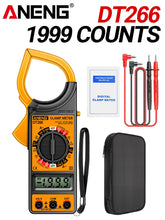 Digital Clamp Meter Multimeter True RMS 1999 Count AC/DC Voltage Large Resistance Voltmeter Ohmmeter Tester Tools