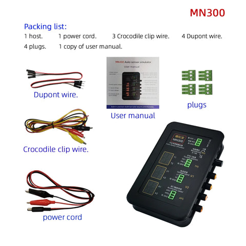 MN300 Automotive Sensor Signal Simulator – English — image 1