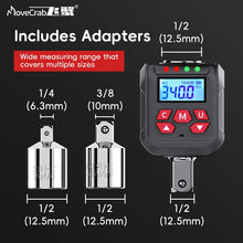MoveCrab Digital Torque Adapter Kit 1/2