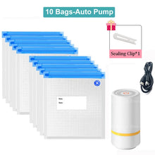 10-Pack Filament Vacuum Storage Bags with Automatic Pump — image 1