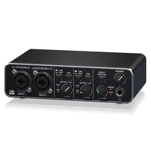 UMC202HD 2x2 USB Audio Interface Sound Card Midas Mic Preamps 24 Bit 192kHz for Recording Studio Podcast Live Streaming