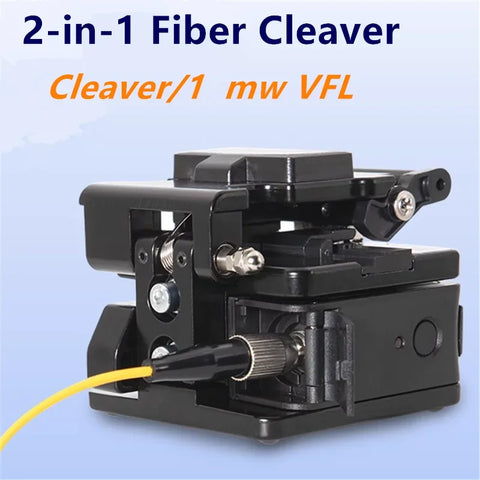 Mini Fibre Cleaver with 1 mW Visual Fault Locator — image 1