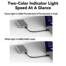 40Gbps M.2 NVMe USB 4.0 SSD Enclosure Thunderbolt USB-C SSD Case Compatible with USB 3.2/3.1/3.0 For Macbook iPad iPhone Case