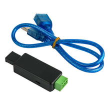 Rear view of the CANable V2.0 case with terminal block
