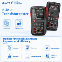 ZOYI ZT-XT1 Multimeter & Transistor Tester – image 4