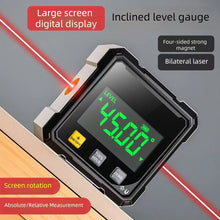 Magnetic Laser Inclinometer Digital Electronic Level Instrument Digital Angle Measuring Protractor Hand Tools For Woodworkin