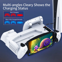 PS5 Slim/Pro Cooling Stand & Dual Controller Charging Station