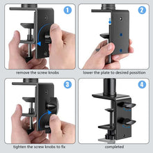 60 cm Metal Camera & Lighting Desk Stand with Ball Head — image 5
