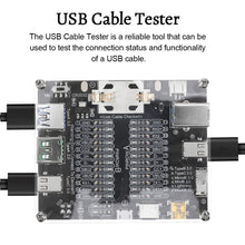 USB Cable Data Line Test Board Cable Checker USB Cable Tester Short Circuit On-Off Switching For Type-C Test Board Tool