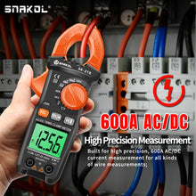 SNAKOL SK218 600A True-RMS AC/DC Clamp Meter