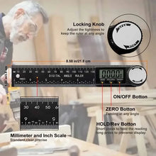 2 in 1 Digital Angle Detector Scale Suitable for Woodworking Measurement Tools High Accuracy Mutifunction Tools