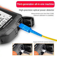 Network Fiber Optic Cable Tester Tool VFL OPM Rechargeable Optical Power Meter Visual Fault Locator 6 in 1 Y8 FTTX SC FC ST