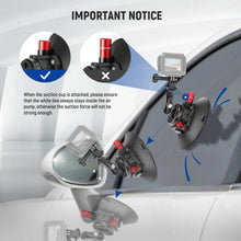 NEEWER 6-Inch Vacuum Suction Camera Mount with Magic Arm — image 2
