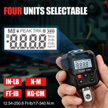 Digital Torque Adapter 17-340N. m Electronic Torque Adapters for 3/8' and 1/4' Electronic Torque Wrench Bike Set Car Repair Bike