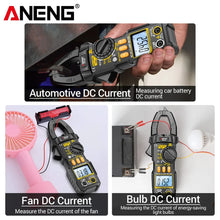 Clamp Meter Multimeter 6000 Counts AC/DC Voltage Tester ANENG PN108 600A Current Resistance Capacitance High Precision Test Tool