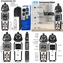 XEAST XE-368 5-in-1 Environmental Meter