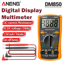 Multimeter ANENG DM850 AC/DC Voltage Meter DC Current Data Retention Ohm Automatic Digital Multimetro Tester Tools