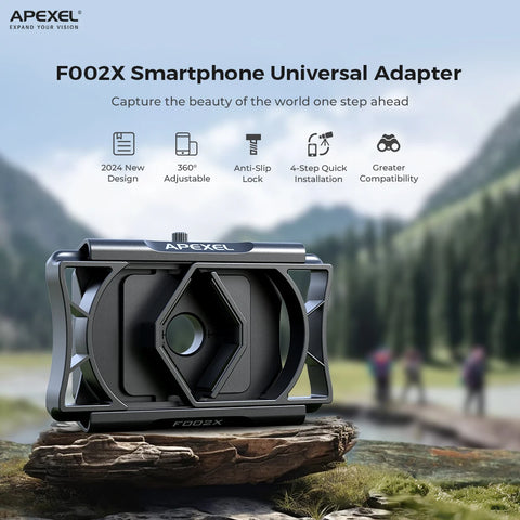 APEXEL 360° Telescope & Binocular Smartphone Adapter