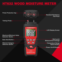 HABOTEST HT632 Building Materials Moisture Meter - view 4