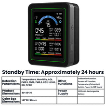 10-in-1 Indoor Air Quality Monitor – Black — image 4