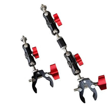 Photography Accessories Camera Metal Super Clamp With Double Ball Head Magic Arm For Monitor Light Mic Phone Mount