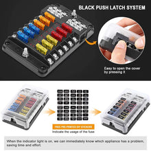 12-Way 12V/24V Blade Fuse Distribution Box — image 4